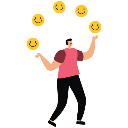 Best Emotional control and self regulation Illustration download in PNG ...