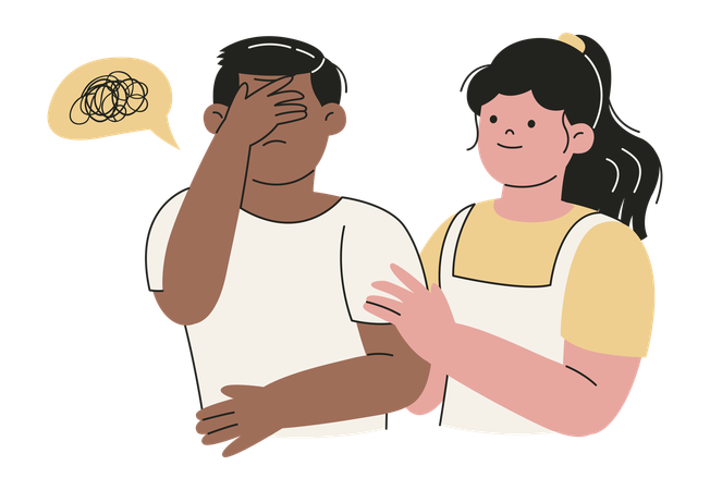 Emotional Support  Illustration