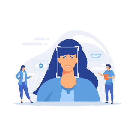 Emotionserkennung  Illustration