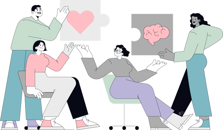 Empathy Training  Illustration