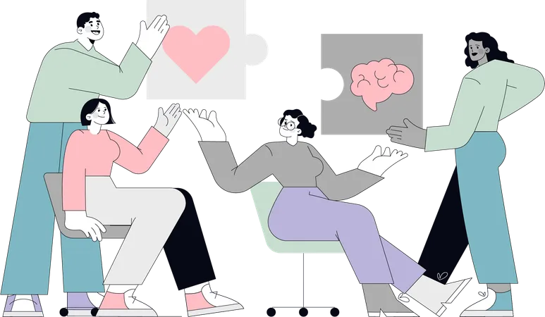 Empathy Training  Illustration