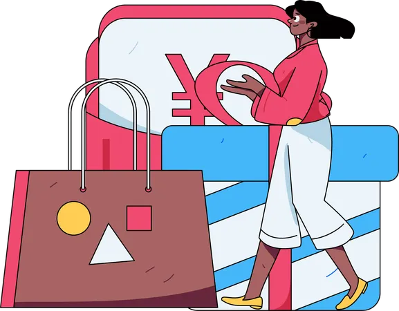 Empfehlen und verdienen  Illustration