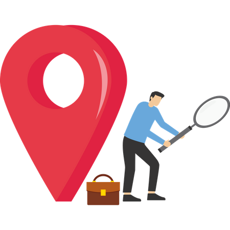 Emplacement du bureau  Illustration