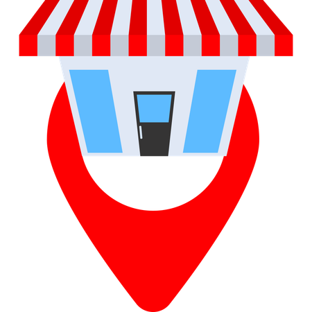 Emplacement du magasin  Illustration