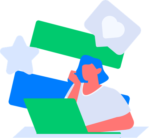 Empleados haciendo discusión  Ilustración