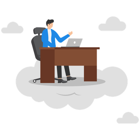 Emploi de rêve pour les employés Illustration