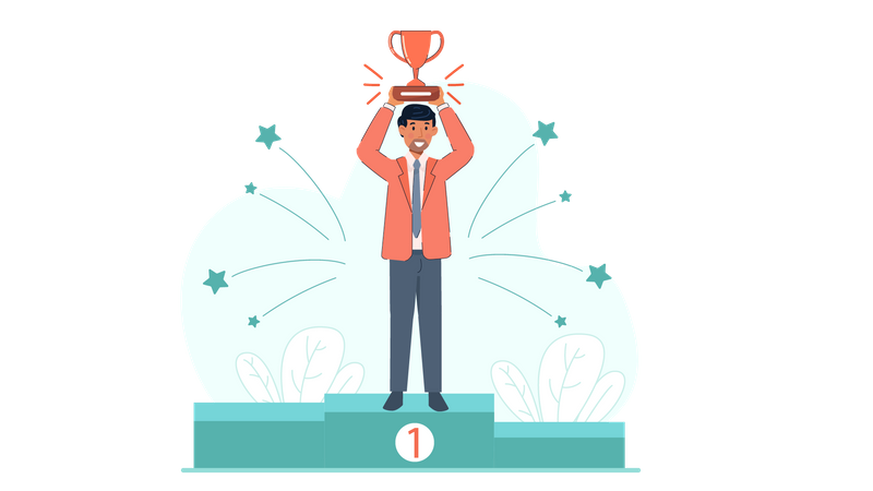 Employee Award  Illustration