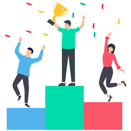 Employee award recognition  Illustration