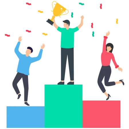 Employee award recognition  Illustration