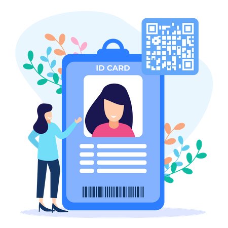Employee Card  Illustration