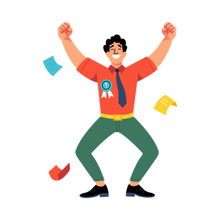Employee Celebration  Illustration