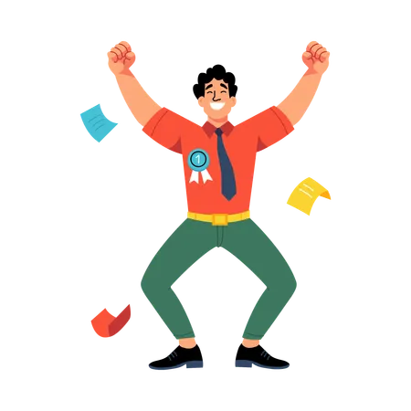 Employee Celebration  Illustration