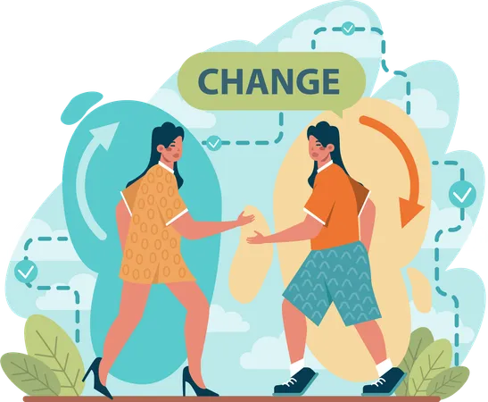 Employee change and replacement  Illustration