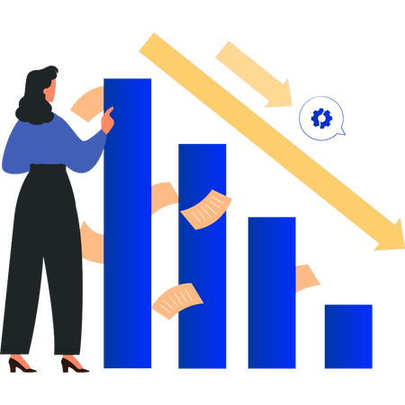 Employee faces investment loss  Illustration