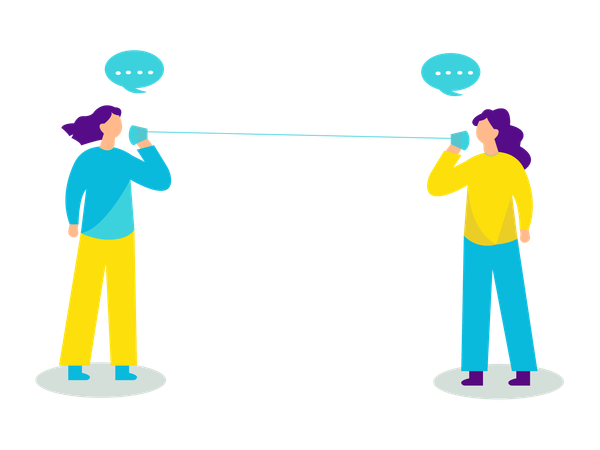 Employee facing Communication Obstacles  Illustration