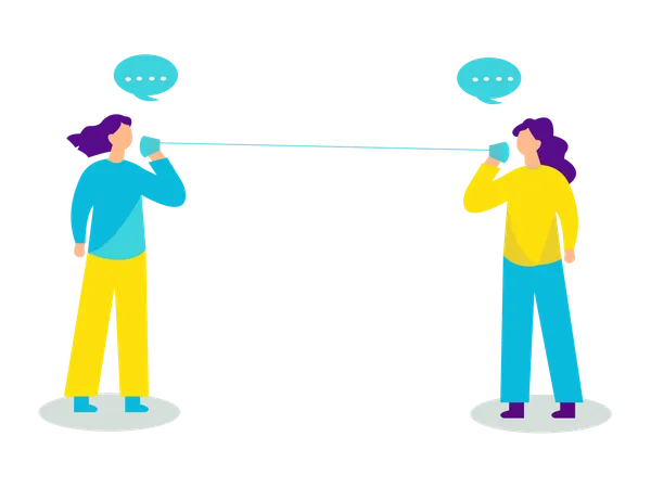 Employee facing Communication Obstacles  Illustration