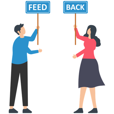 Employee feedback Illustration