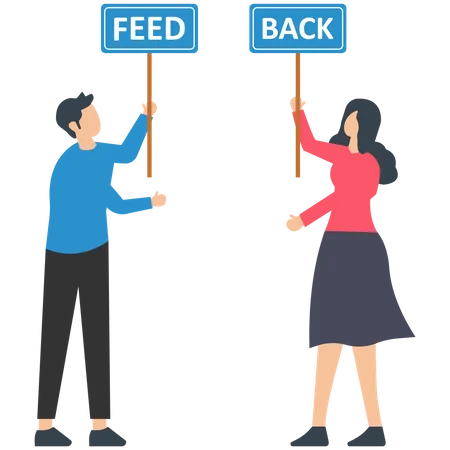 Employee feedback Illustration