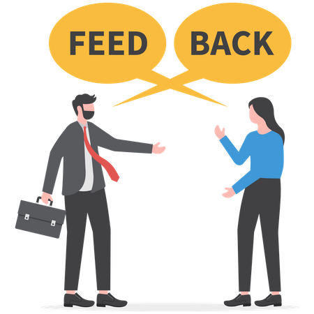 Employee feedback  Illustration