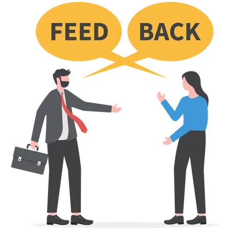 Employee feedback  Illustration