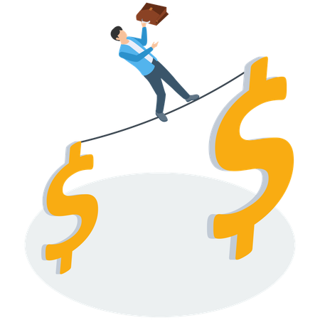 Employee getting Salary increase  Illustration