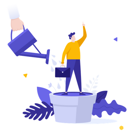 Employee growth  Illustration