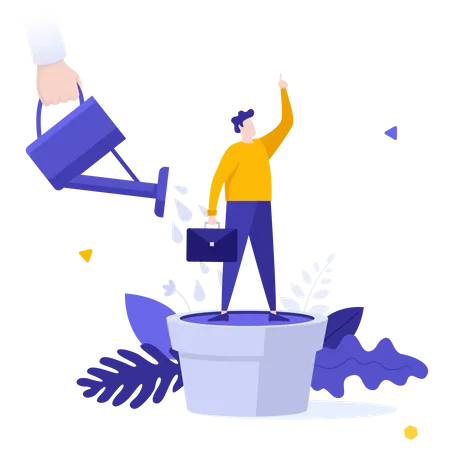 Employee growth  Illustration