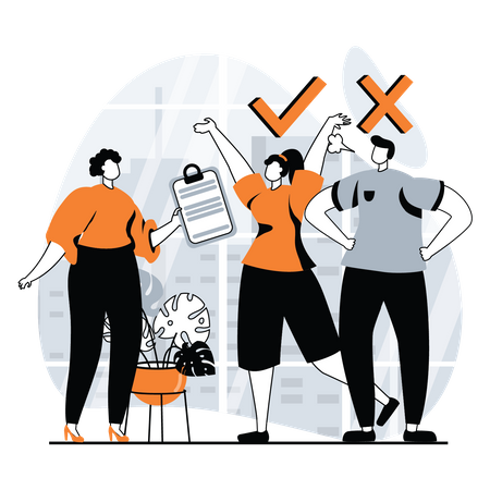 Employee hiring  Illustration