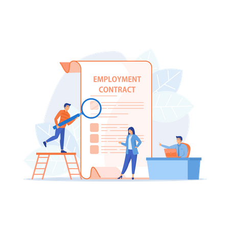 Employee hiring  Illustration