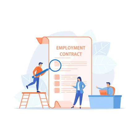 Employee hiring  Illustration