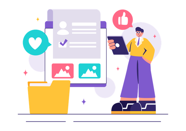 Employee Hiring  Illustration