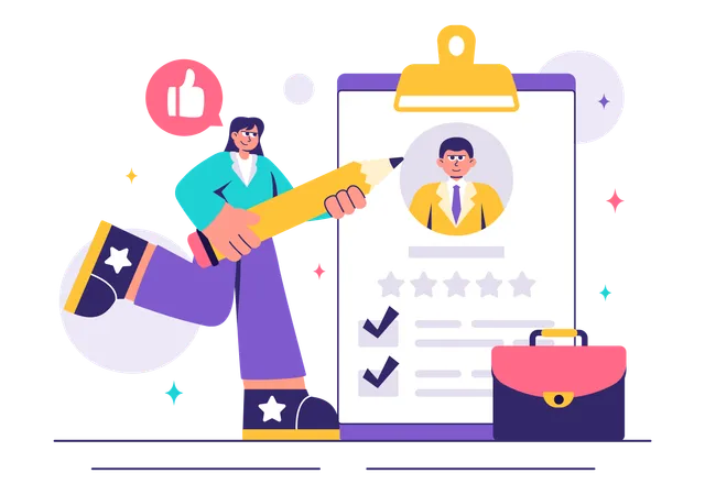 Employee Hiring  Illustration