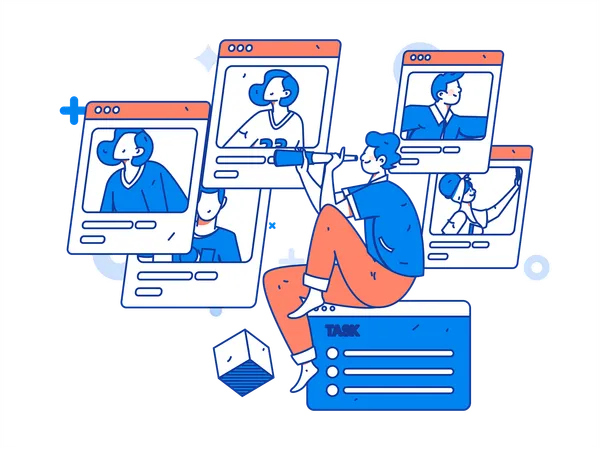 Employee hiring  Illustration