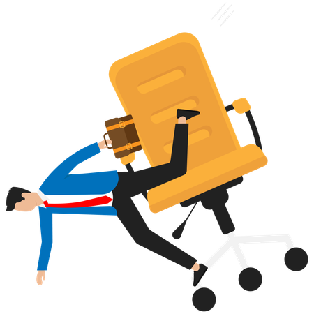 Employee is demoted from his position  Illustration
