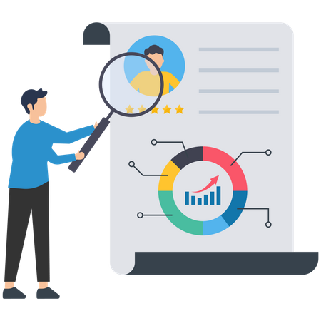 Employee performance evaluation  Illustration