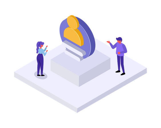 Employee profile  Illustration