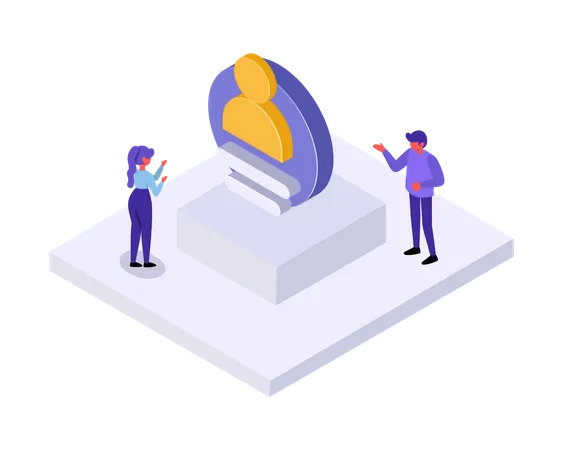 Employee profile  Illustration