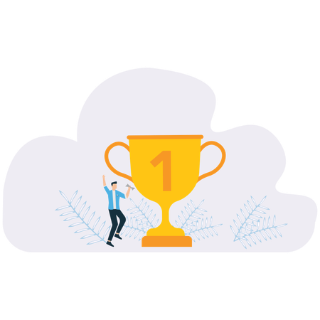 Employee Promotion Celebration  Illustration