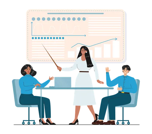 Expert Concept Professional Business Adviser Provides Solutions For Business Expertise And Corporate Consultancy Idea Of Strategy Management And Troubleshooting Flat Vector Illustration Illustration