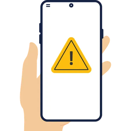Employee receives warning  Illustration