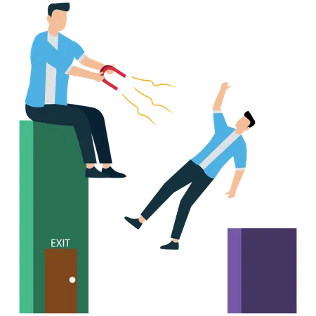 Employee Retention via Benefits & Welfare Program  Illustration