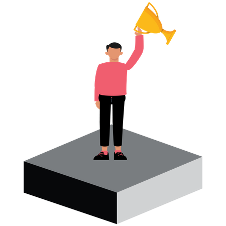 Employee success recognition  Illustration