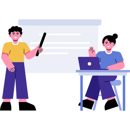 Employee Training  Illustration