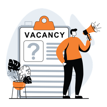 Employee vacancy  Illustration