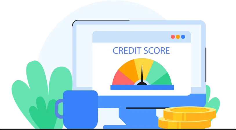 Employees Credit Score measured  Illustration