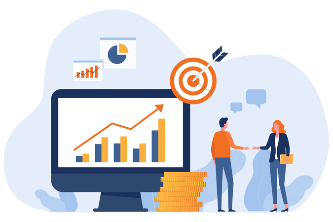 Employees decide goals to be achieved  Illustration