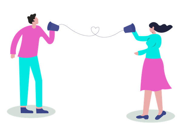 Employees facing Communication Obstacles  Illustration