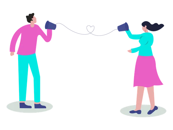 Employees facing Communication Obstacles  Illustration