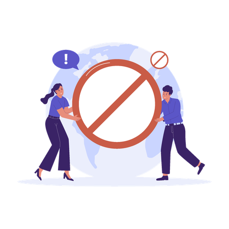 Employees providing Public Backlash  Illustration