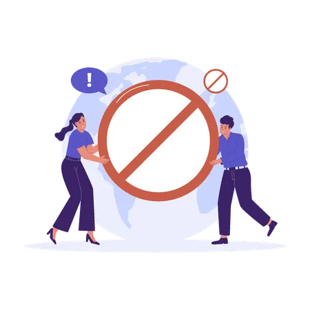 Employees providing Public Backlash  Illustration
